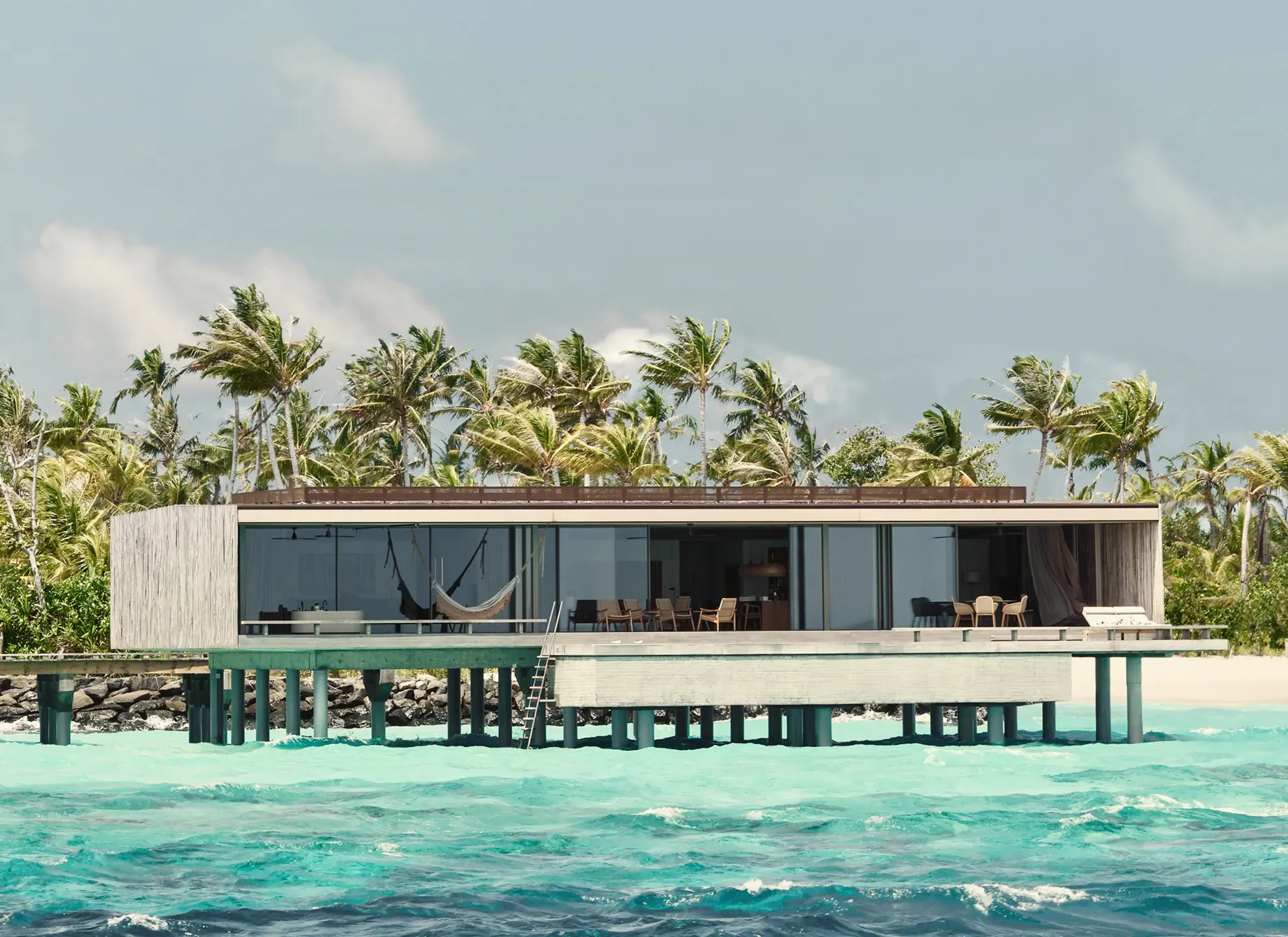 Two Bedroom Sunset Water Pool Villa Patina Maldives